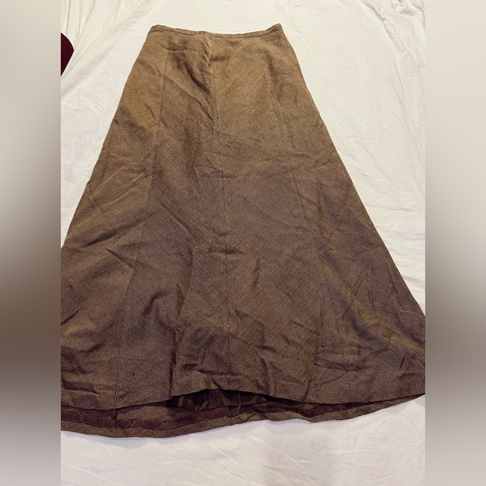 Brown Maxi Skirt